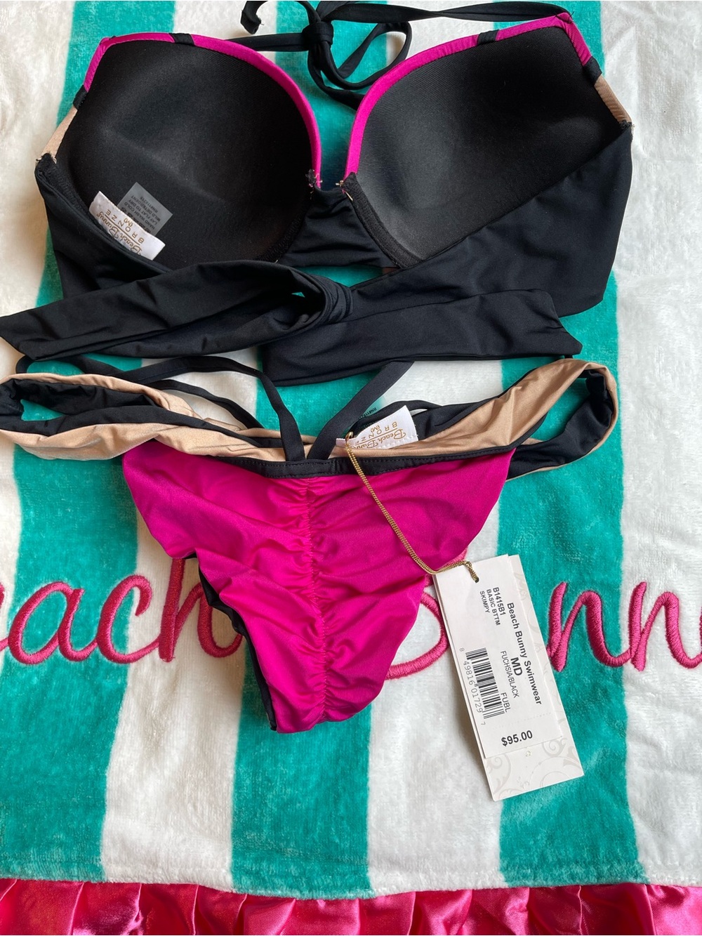 NWT beach bunny bikini medium set - Picture 6 of 10